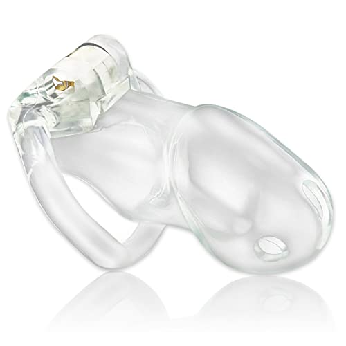 Male Chasity Cage for Men Breathable Chastity Device Male Chasity Cage Lightweight Sexual Wellness Cock cage Sunglasses (White3)