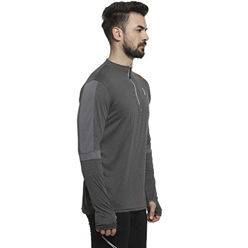 Campus Sutra Men's Regular Fit Active Base Layer Shirt