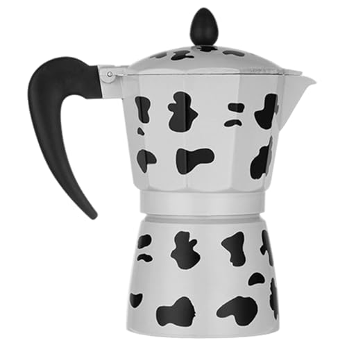 Cafetera, cafetera de café espresso y percolador, 150 ml (3 taza) mango y filtro de filtro de aluminio para la oficina en casa