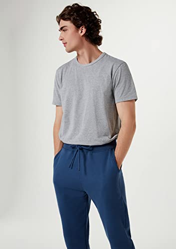 Calça Básica Masculina Jogger Em Moletom