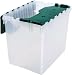 Akro-Mils 66497CLDGN 21-1/2 x 15 x 17" Semi Clear 18 gallon Plastic Storage Keep Box with Attached Lid