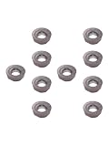 Risveglio 10 Stück RPMT08T2M0E-JS Hartmetall-Fräseinsätze für CNC-Drehmaschine Stahl für Edelstahl-Eisenbearbeitung hohe Verschleißfestigkeit