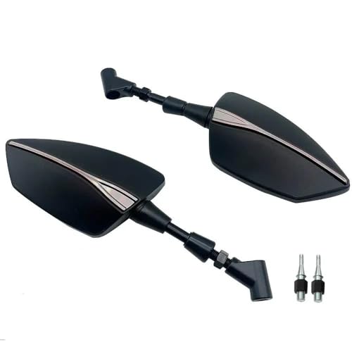 Retrovisor universal de titanio Benelli TNT 300 ajustable en aleación de alta resistencia