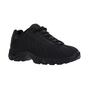 K-Swiss Men’s ST329 CMF Sneaker, Wide Tennis Walking Shoes Leather Upper