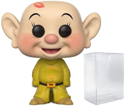 POP Disney: Blancanieves y los siete enanitos - Dopey Limited Edition Chase Funko figura de vinilo (incluye funda protectora de caja compatible)