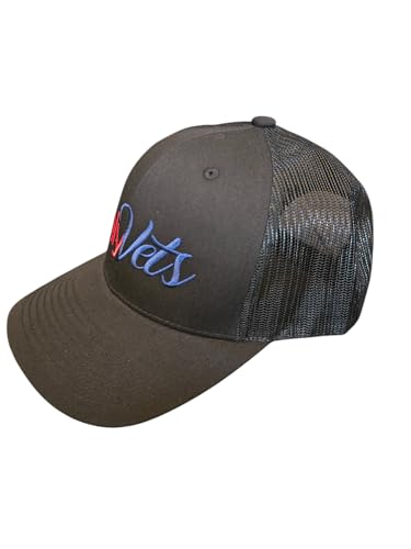 Image of USA Only Vets Hat Flag Veteran Hat for Men Women, Funny Embroidered American Army Military Baseball Cap