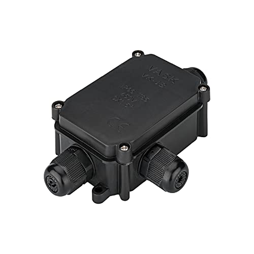 Goobay 56660 Involucro Di Protezione Ip-66 Per Morsetti Isolanti Pg9, Nero