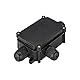 goobay 56660 IP-66 Schutzbox für Lüsterklemmen, wasserdicht, Verbindungsbox Abzweigdose Verteilerdose, Schwarz