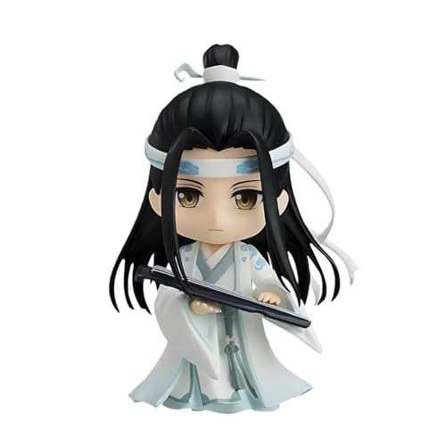 Figura de anime LAN WangJi/Wei WuXian Caras intercambiables Figura de acción PVC Decoración de escritorio Modelo de anime