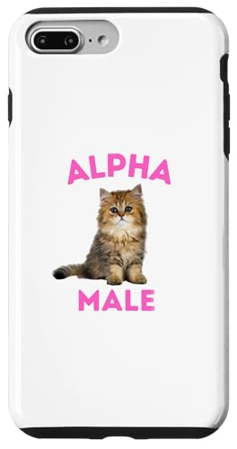 Coque pour iPhone 7 Plus/8 Plus Mâle alpha | Chat mignon | Chat idiot | Meme | Drôle