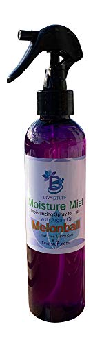 Moisture Mist for Hair with Argan Oil, Melonball Scent, By Diva Stuff