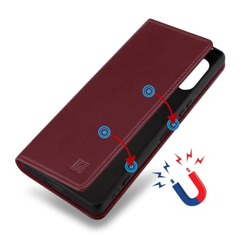32nd Classic Series 2.0, Real Leather Book Wallet Flip Case Cover For Sony Xperia 5 V (2023), With RFID Blocking Card Slot - Image 4