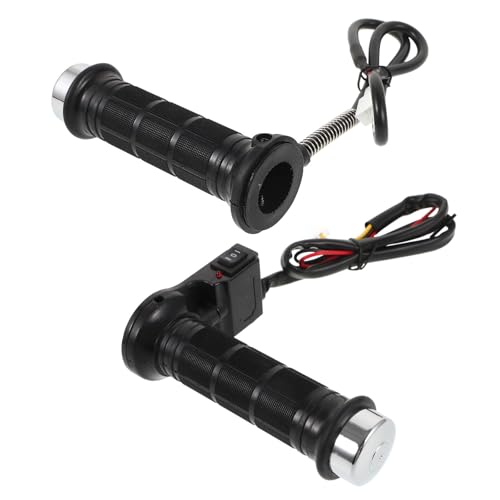 Puños calefactables para motocicleta 12v accesorios moto plástico y goma negro