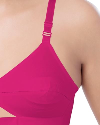 Image of Brida Sajini Women's Cotton Round Stitch Bra | Full Coverage | Single Layered | Non-Padded | Wireless | Saree Bra for Heavy Bust | Daily Use | Combo