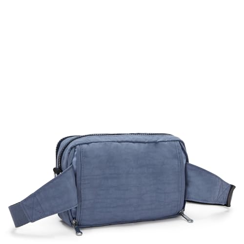 Image of Kipling Women's Abanu Medium Crossbody Bag, Lightweight, Adjustable Nylon Waist Pack with Multi-Compartment Zip Pockets