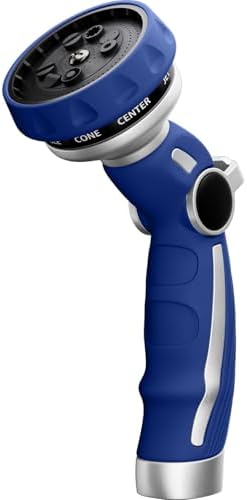 RESTMO Hose Nozzle Heavy Duty, Metal Water Hose Sprayer for Garde...