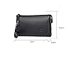 JXXUIRUIEEN Men Wrist Bag Hand Clutch Men's Clutch Bag Wallet Wrist Bag for Travel, Home(Noir) #4