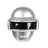 Karc Punk Silver Helmet Resin Mask Men Costume Accessories for Collection Halloween Cosplay
