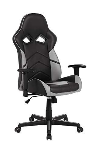 Z-Line Designs ZLD Performance Executive Chair-Grey and Black Gaming Desk