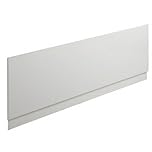Milano White 1600mm Straight Bath Front Panel