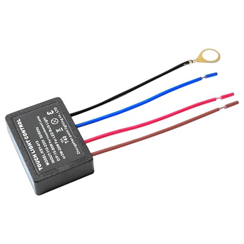 Dimmerschalter, Touch -Lampen -Steuermodul mit 3 Stufen Dimmfunktionssensor -Steuerungssteuer -Touch -Dimmer -Schalter für Lampenersatzkit, Licht, Licht