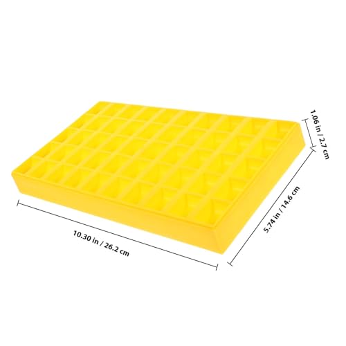 Caja organizadora para monedas color amarillo miniatura 2