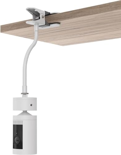 Support sans perçage pour caméra panoramique inclinable et caméra Pan Tilt blanc
