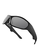 2. Gafas de sol deportivas con Bluetooth, batería de larga duración:4.5~ 8 horas de reproducción continua con carga completa, 2 horas de carga completa a través del puerto USB, rango de Bluetooth fiable de hasta 10 m