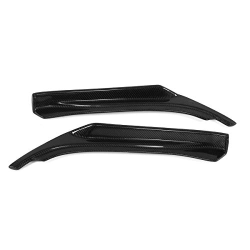 Xmeifei Parts Real Carbon Fiber Car Rear Bumper Splitter Lip Diffuser Guard Side Corner Splitters Aprons For Infiniti Q50 2014-2017 #TOP3