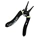 Rack-A-Tiers Croc's Jr. Needle Nose Wire Strippers, Wire Crimper & Stripper, Wire Stripper Cutter, Ergonomic Glow-in-the-Dark Handles, Wire Insulation Stripper (47002)
