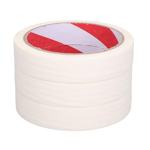 Aramox Ruban de Peintre Blanc Ruban de Masquage Blanc 20mmx20m Ruban de Peinture pour Bricolage, étiquetage, Art, Voiture (10 rouleaux)