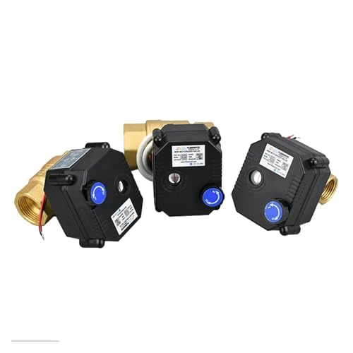Vanne électrique IP65 étanche avec interrupteur manuel 24V - 5