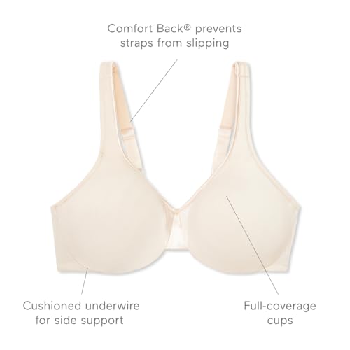 Image of Warner's Womens Signature Support Cushioned Underwire for Support and Comfort Underwire Unlined Full-Coverage Bra 35002a
