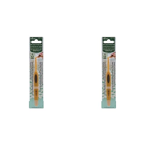 Clover Ganchillo Suave al Tacto nº4, 4 (Paquete de 2)