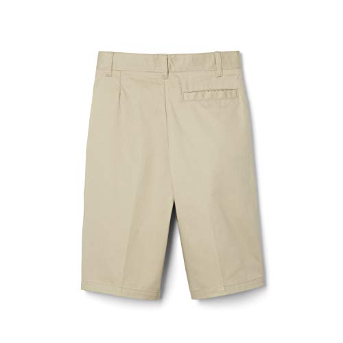 Image of French Toast Boys' Adjustable Waist Stretch Flat Front Shorts (Standard & Husky) for School Uniform