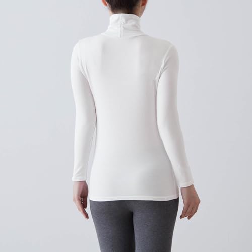 ベルメゾン インナーシャツ レディース 長袖 綿混 タートルネック あったかインナー ホットコット の商品画像 5