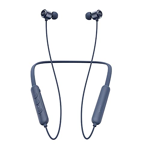 Mivi Collar Flash Wireless Bluetooth In Ear Earphones With Mic (Blue)