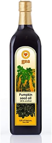 Original Styrian Pumpkin Seed Oil GEA 8.4oz (250ml) 100% Natural, Unrefined, Vegan, Gluten-Free, Kosher, Non-GMO in Glass Bottle