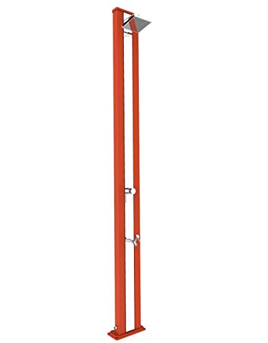 Arkema Ducha Solar Eco Con Lavapiedi Spring S Naranja Banda Inoxidable