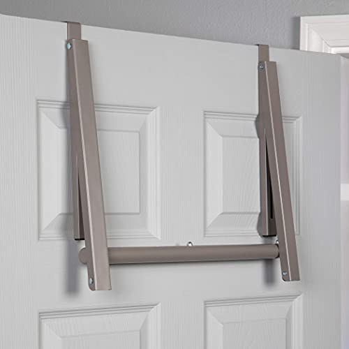 HOLDN’ STORAGE Over the Door Drying Rack Foldable, Over the Door Rack for Hanging Towels Coats & Clothes - Image 4