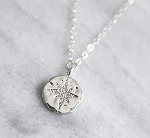 A Charmed Impression Sterling Silver Diamond Starburst Necklace - Inspirational Gift - Image 4