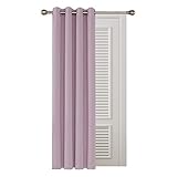 DIMENSIÓN - Material: 100% Poliéster, Peso: 230g / m2. Contiene 1 panel por paquete, dimensión 132 x 183 cm (ancho x alto). La altura de la cortina se mide desde la parte superior del anillo.