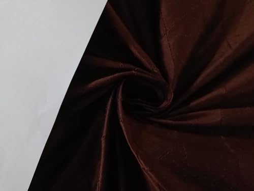 Soie Dupioni marron PKT#P15 de haute qualité pour tailleur haut de gamme