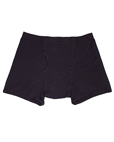 iHeartRaves Men's Black Stash Boxer Briefs - Secret Pocket Underwear (Medium)