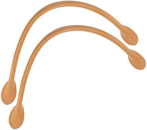 Tyenaza Manici per Borse in Pelle, Cinturini per Borse in Vera Pelle per Accessori per Le Mani Fai da Te con Filo Nero Marrone Opzionale(Marrone)