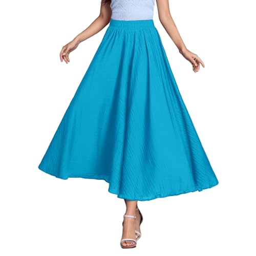 Robe longue fluide femme fille vêtement décontracté uni
