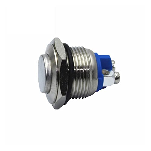 Interrupteur métallique 16mm microswitch étanche à impulsion pour finitions haut de gamme - 3