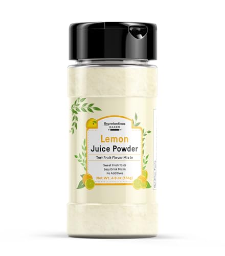 Unpretentious Lemon Juice Powder (1 Cup) Easy Drink Mix In,
