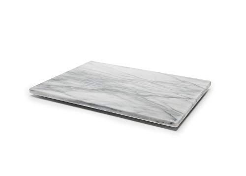 Fox Run Marble Pastry Board, 12" x 16", White