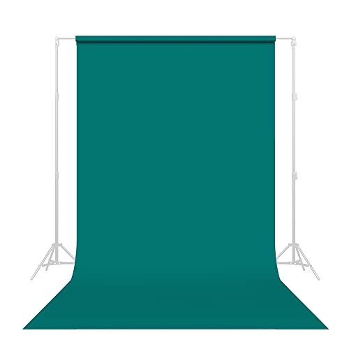 Savage Seamless Paper Photography Backdrop - Color #68 Teal, Size 86 Inches Wide x 36 Feet Long, Backdrop for YouTube Videos, Streaming, Interviews and Portraits - Made in USA